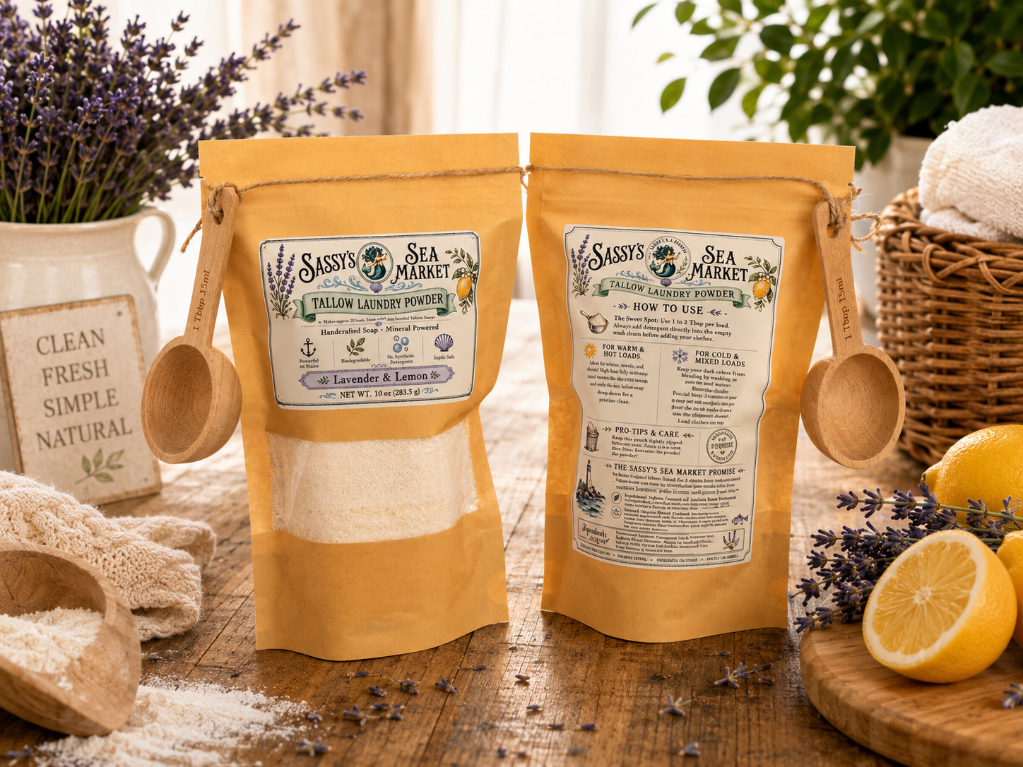 Sassy's Tallow Laundry Powder