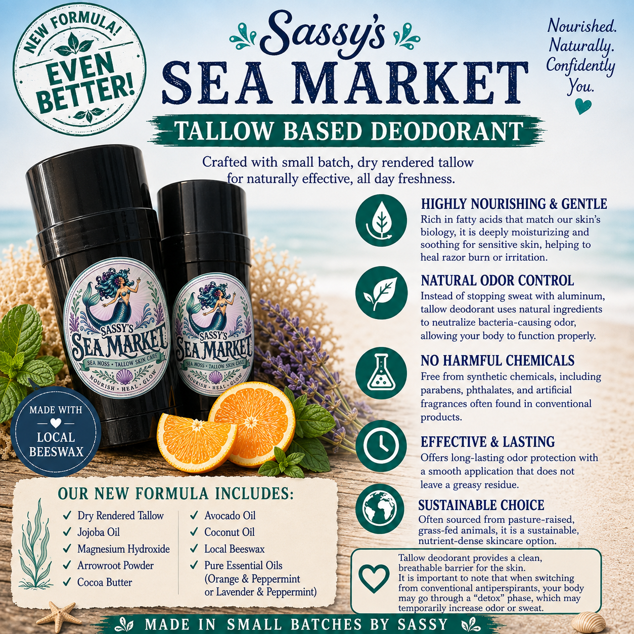 Tallow Deodorant
