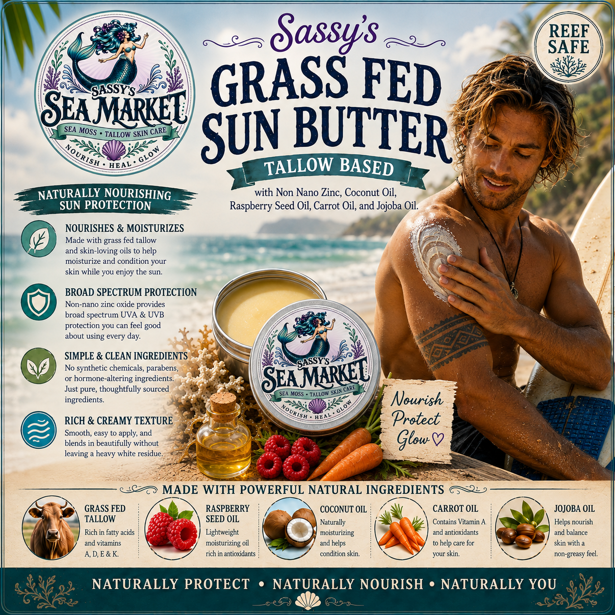 Grass Fed Sun Butter