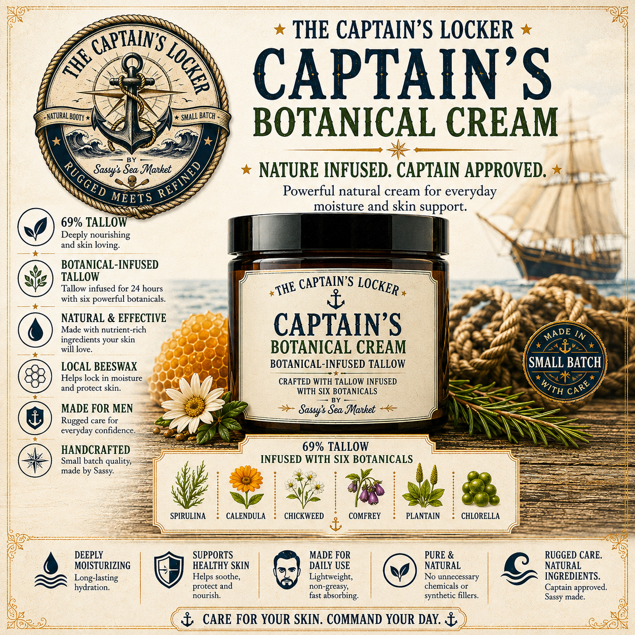 Captain's Botanical Cream