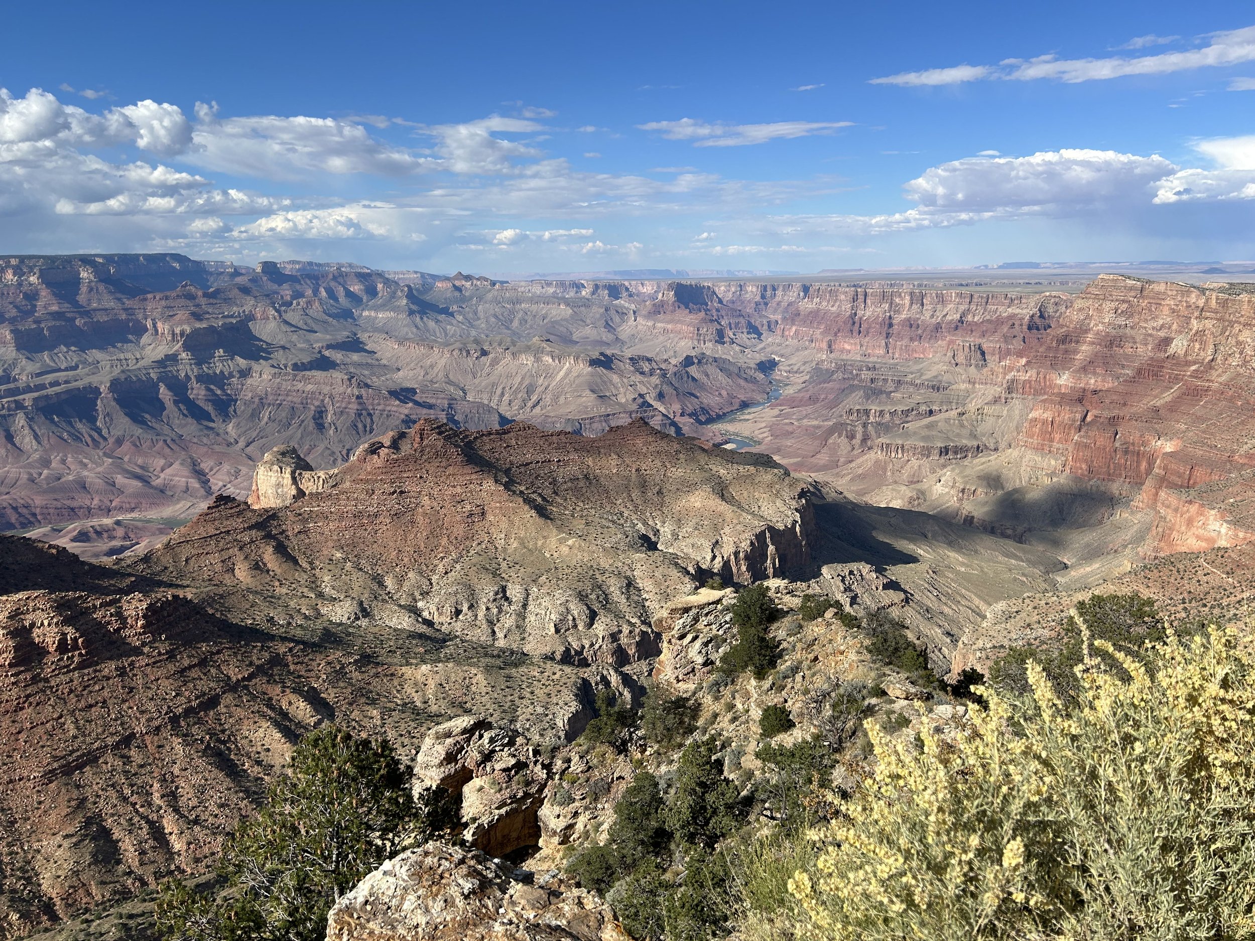 South Rim Capes of the Canyon - Day 3 - Rain and Fall Colors on the South Rim Capes