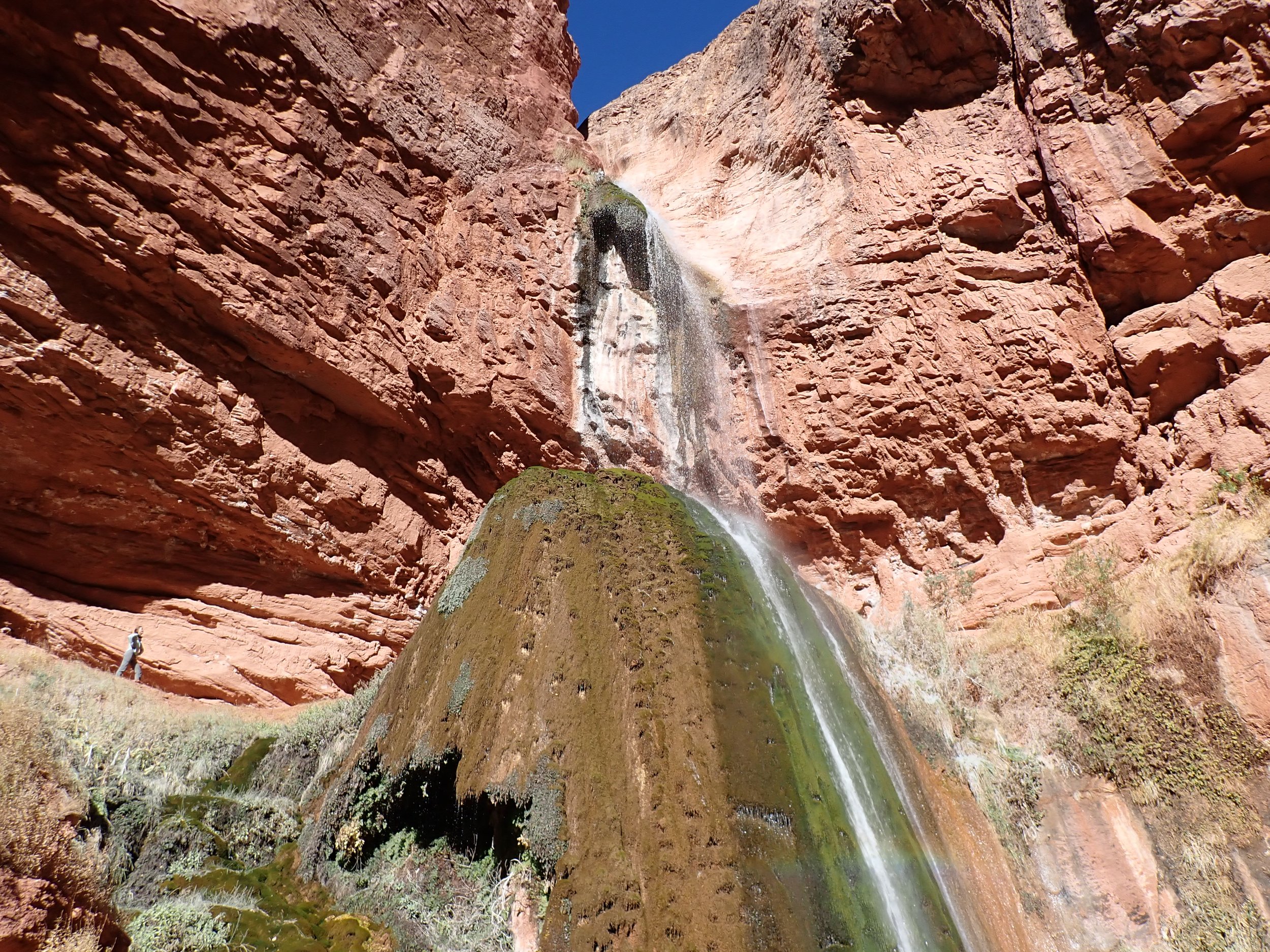 Rim to Rim to Rim - Grand Canyon - Day 4 - Ribbon Falls, Phantom Ranch, and then Up to Havasupai Gardens