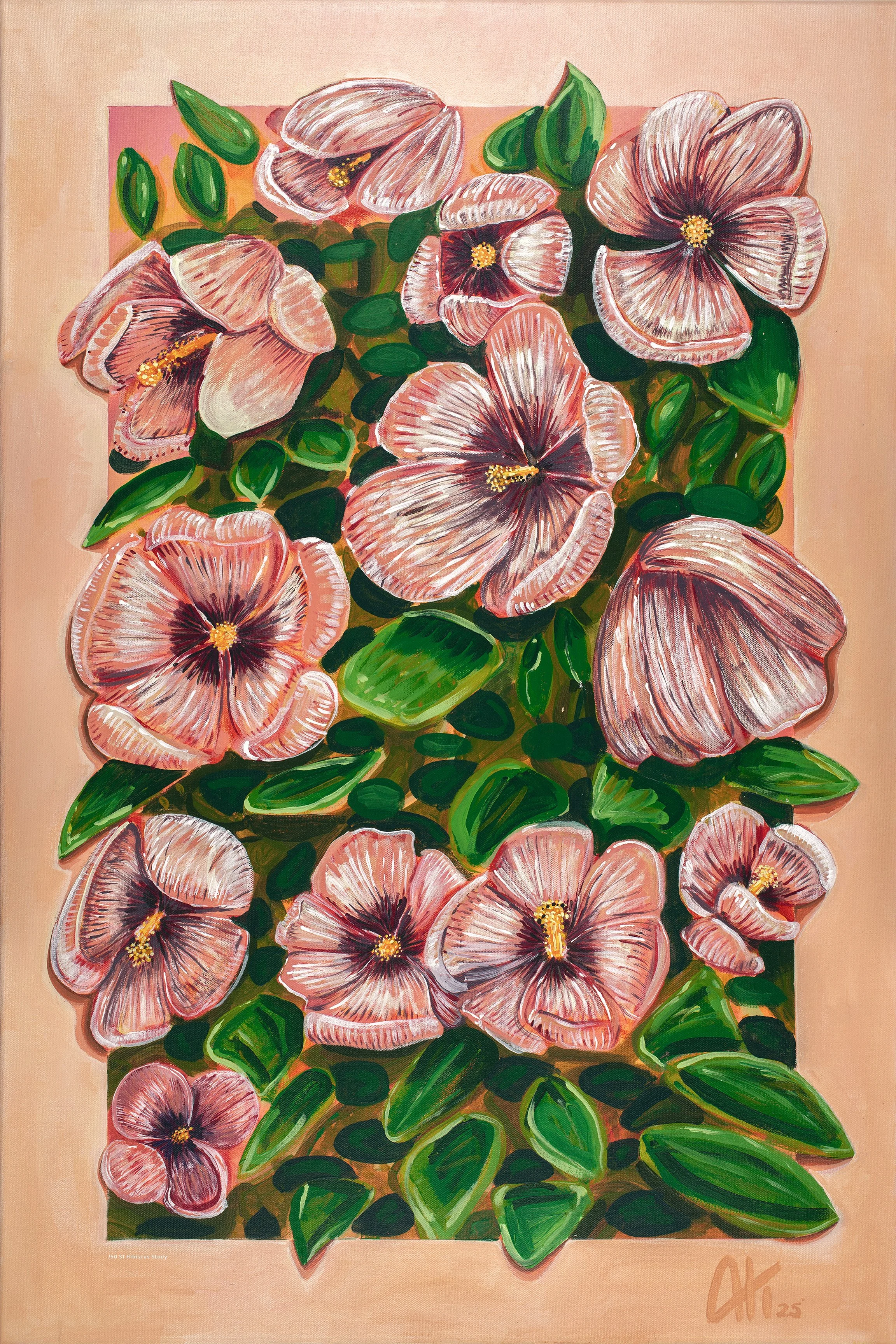 Hibiscus Painting