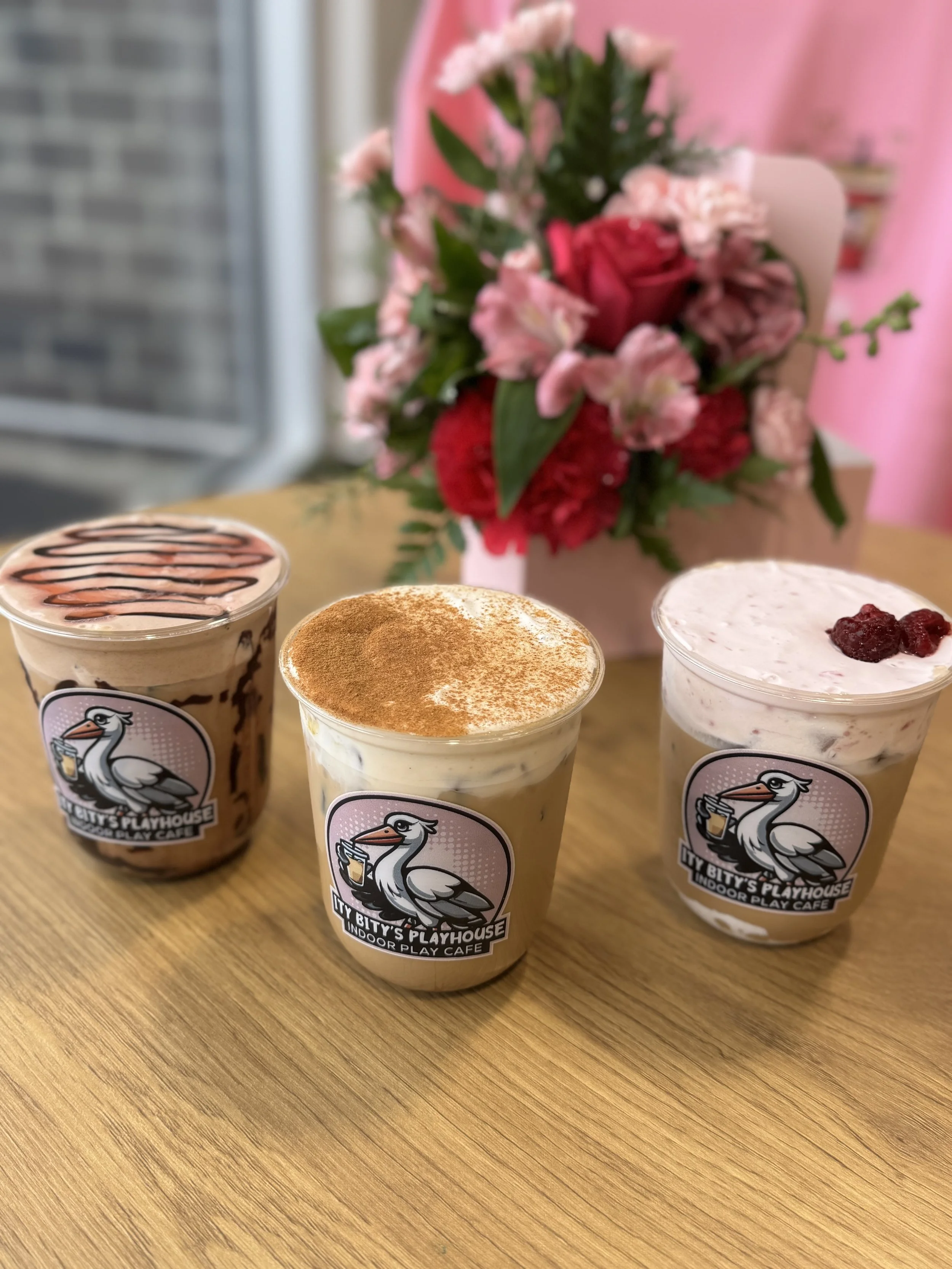 Valentines Day Coffee Menu Avon Ohio Ity Bity’s Playhouse indoor playground