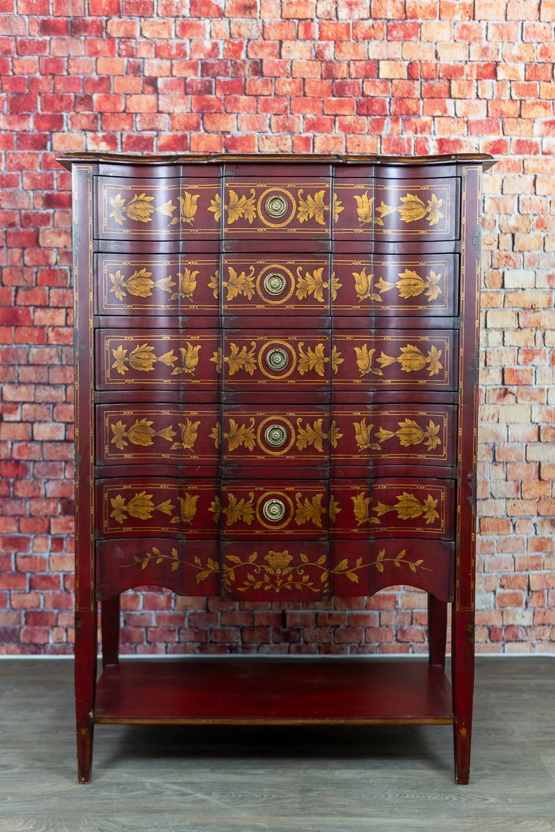 Six Drawer Painted Chest