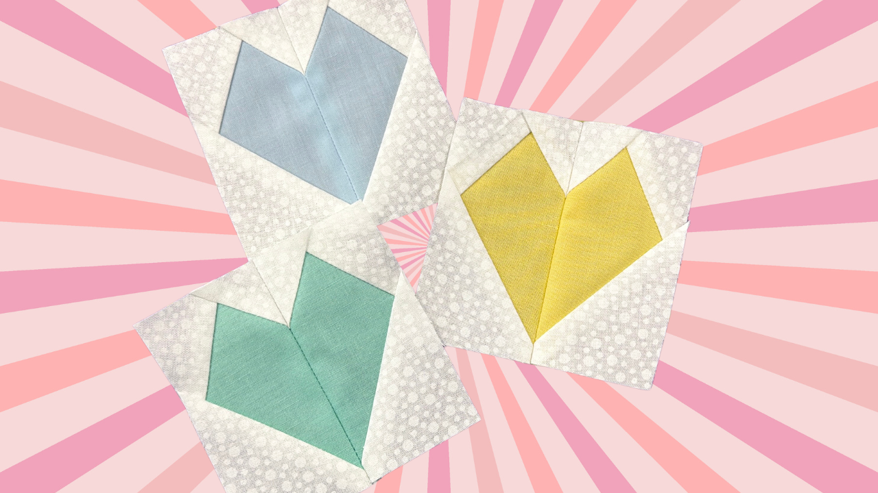 Foundation Paper Piecing for Beginners (Free Heart FPP Pattern ...