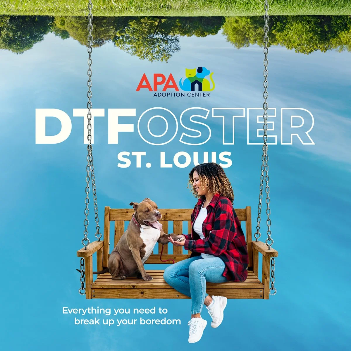 POST COPY: The Midwestern life proving dull? The APA will provide all the litter, leashes and food you could need to make your furry respite successful. Plus, Purina is providing swag bags for all new fosters. Now ditch the mundane and meet someone w