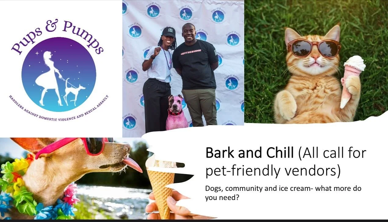 🐾 Calling All Pet-Friendly Vendors!
Be Part of DeKalb’s Inaugural “Bark & Chill” Ice Cream Social
Hosted by Commissioner Dr. LaDena Bolton & Pups and Pumps Charity
If your business caters to pets or pet lovers, this is yo