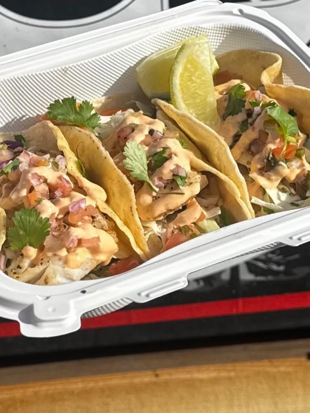 Today&rsquo;s NEST feature, brought to you with sunshine in mind ☀️

Steelhead tacos done right &mdash; tucked into grilled corn tortillas, layered with crunchy cabbage, fresh pico, and finished with smoky Fresno aioli plus a squeeze of lime.

Grille