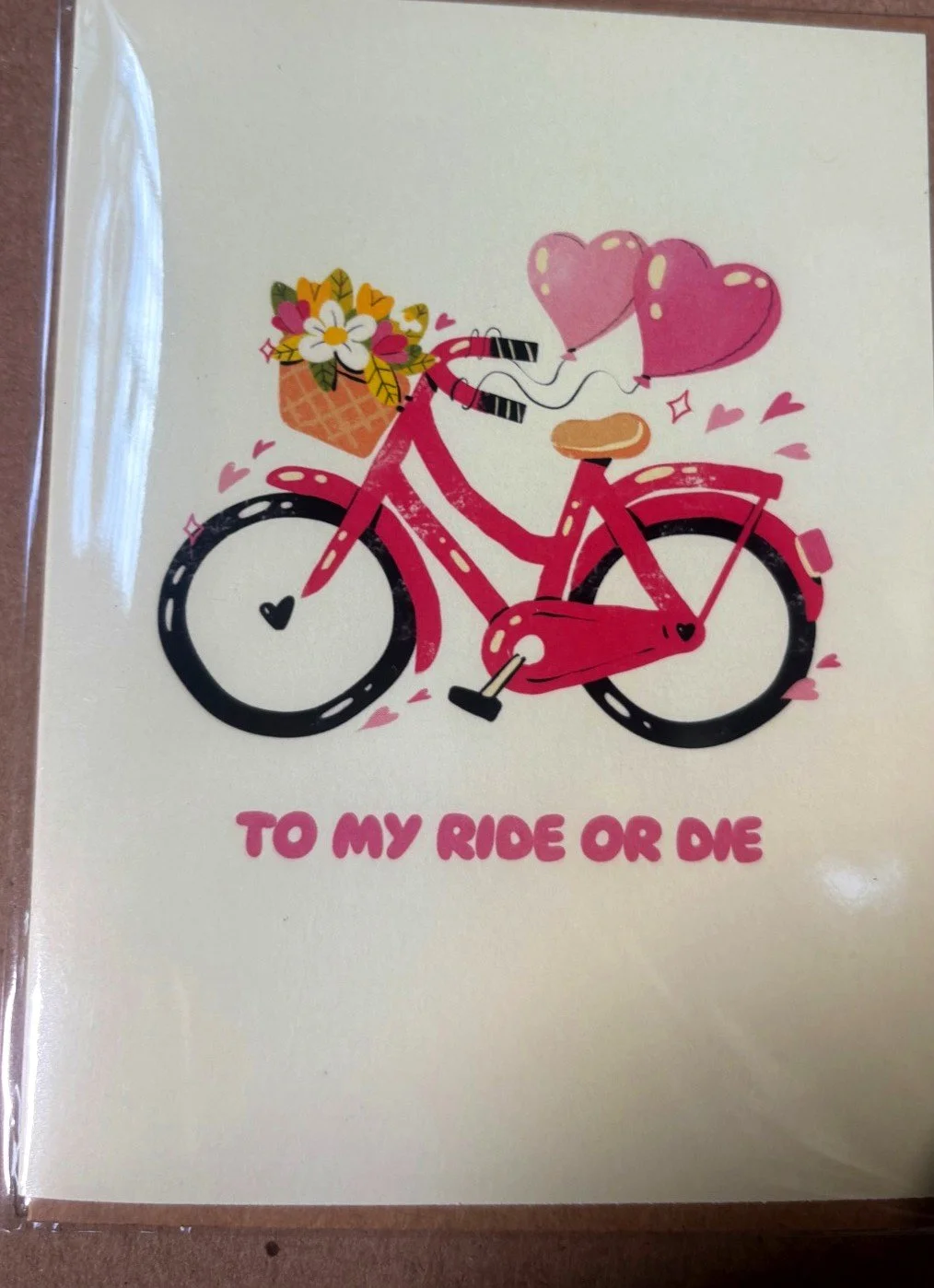 "To My Ride or Die" Greeting Card