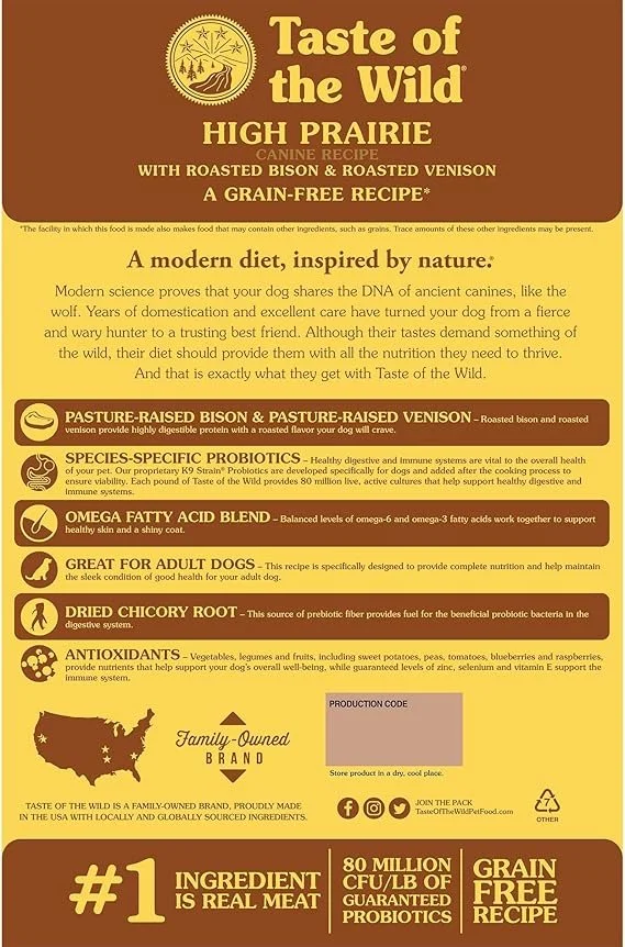 Taste of the Wild High Prairie Canine Grain-Free Recipe with