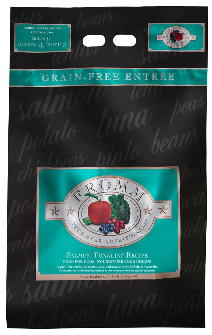 FROMM DOG 4STAR GRAIN FREE SALMON & TUNA 12LBS