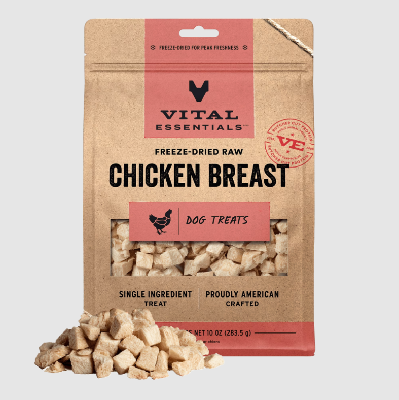 Vital Essentials Freeze-Dried Chicken Breast Treats – 1 oz.png