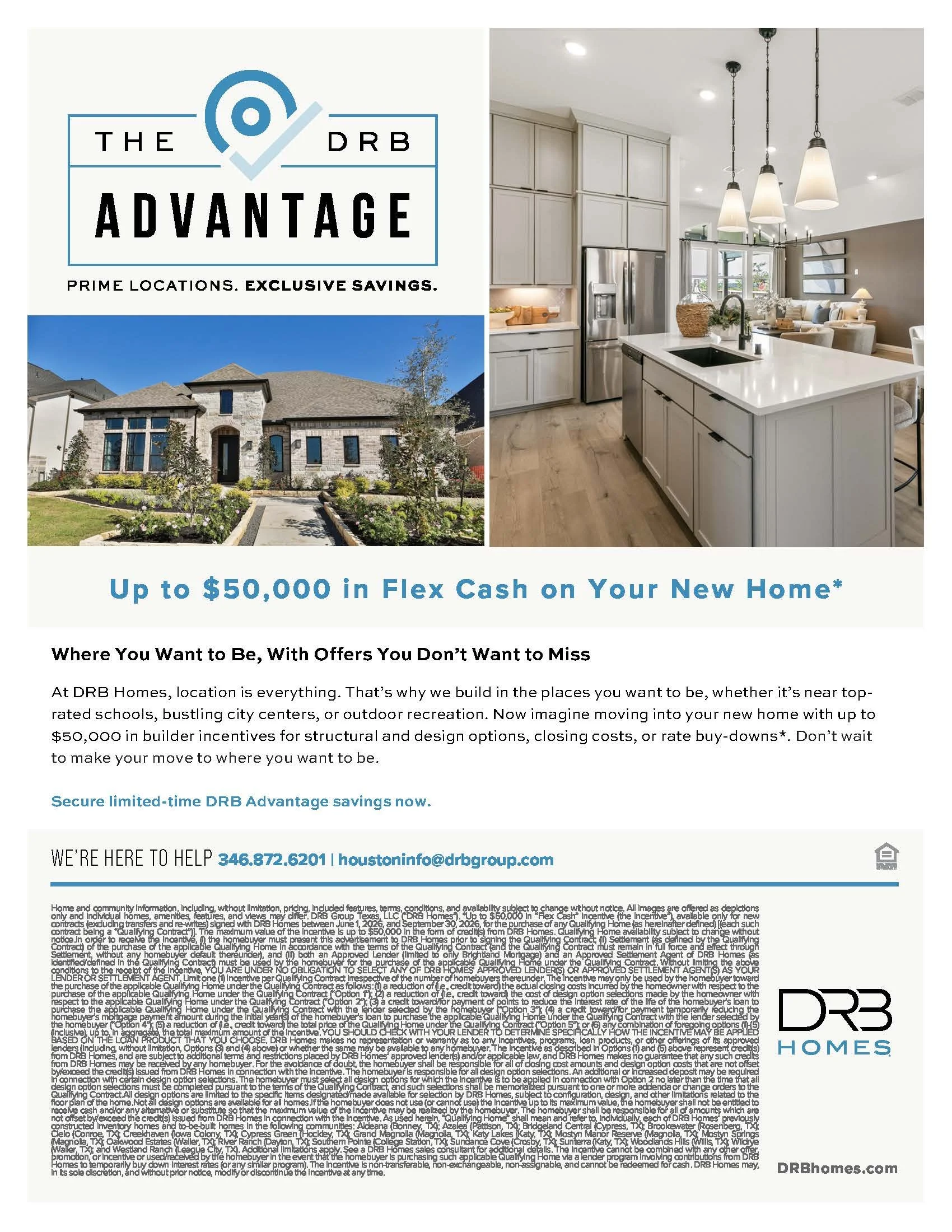 DRB Homes September 2026 Promo
