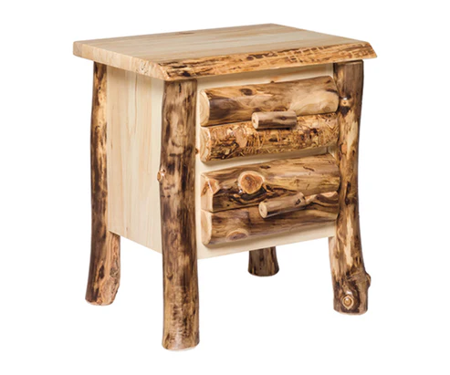 Colorado Aspen 2 Drawer Nightstand