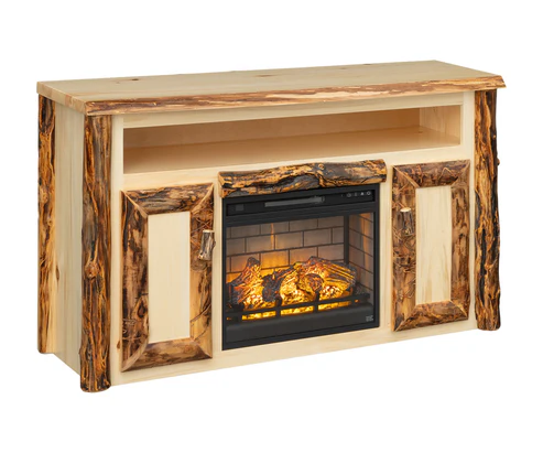 Colorado Aspen Fireplace TV Stand – 60″W