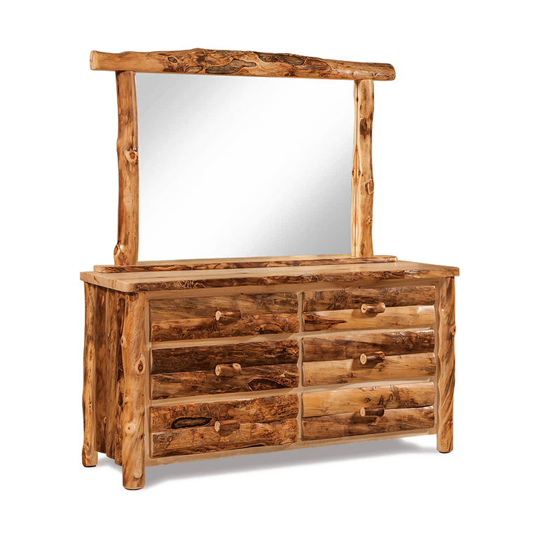 6 Drawer Dresser with Mirror – Aspen