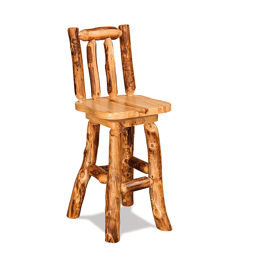 Swivel Bar Stool with Back