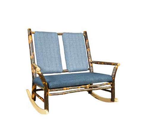 Grandpa Double Rocker with Fabric Seat