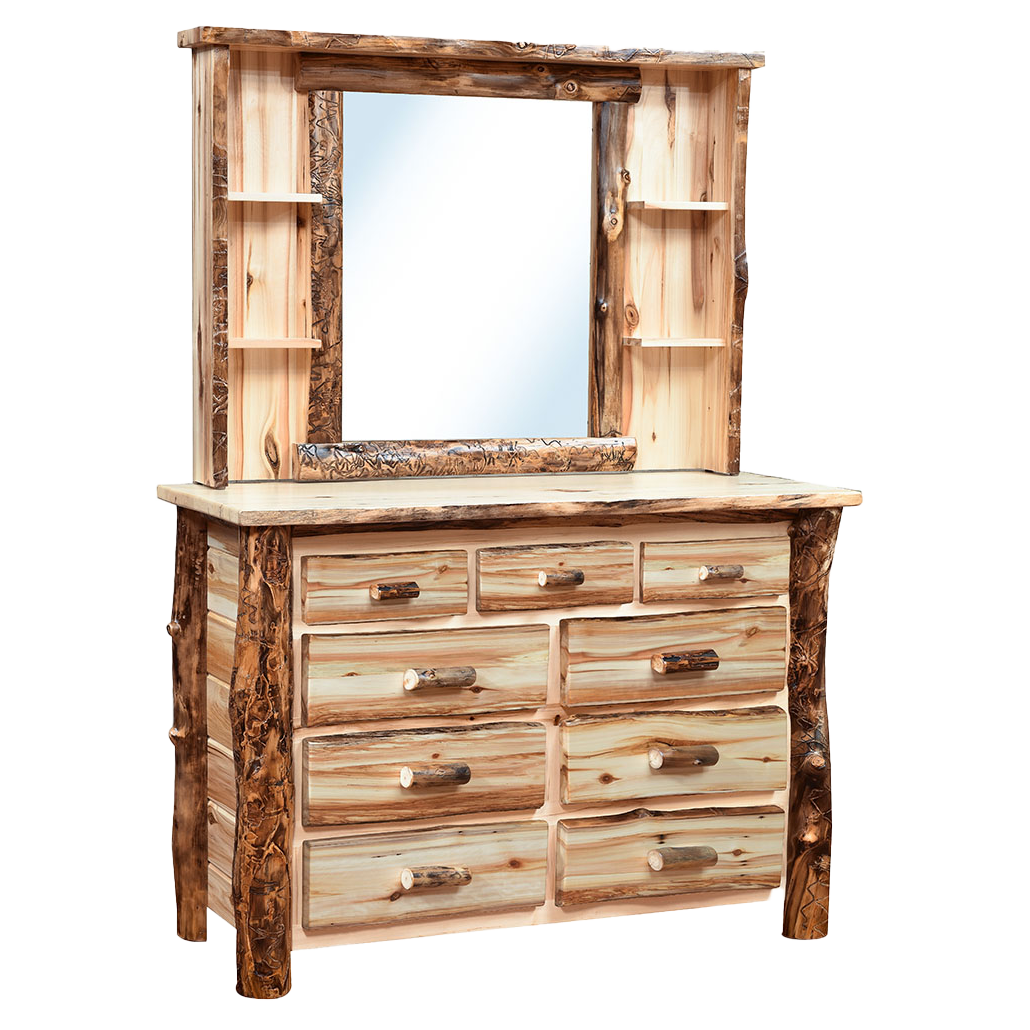 Country Classic 3 over 6 Drawer Dresser