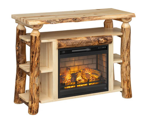 Colorado Aspen Fireplace TV Stand – 48″W