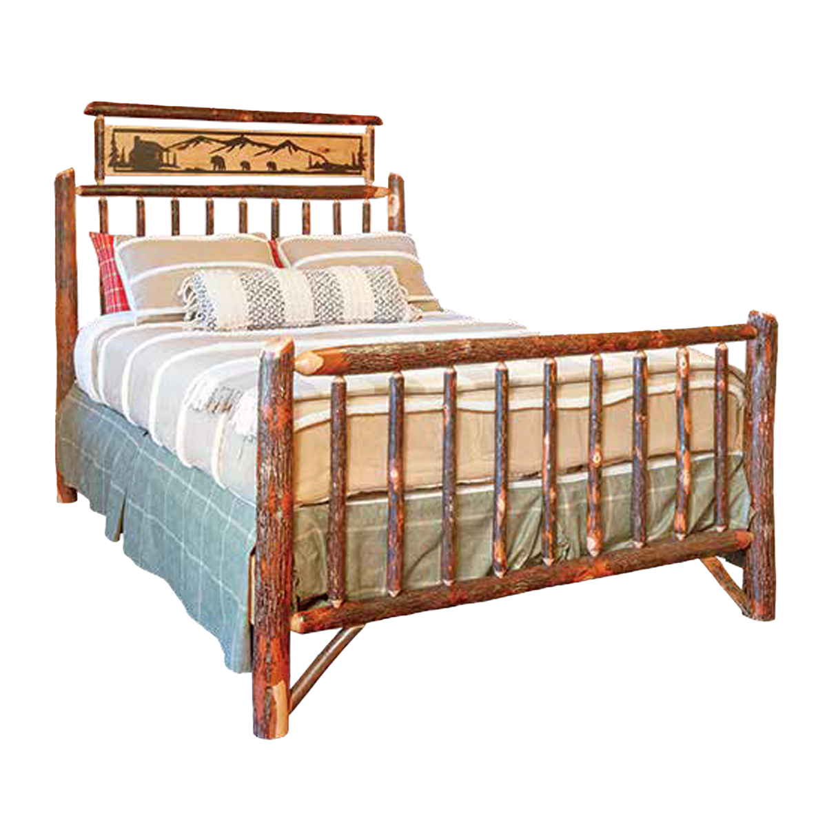King Hickory Metal Art Bed