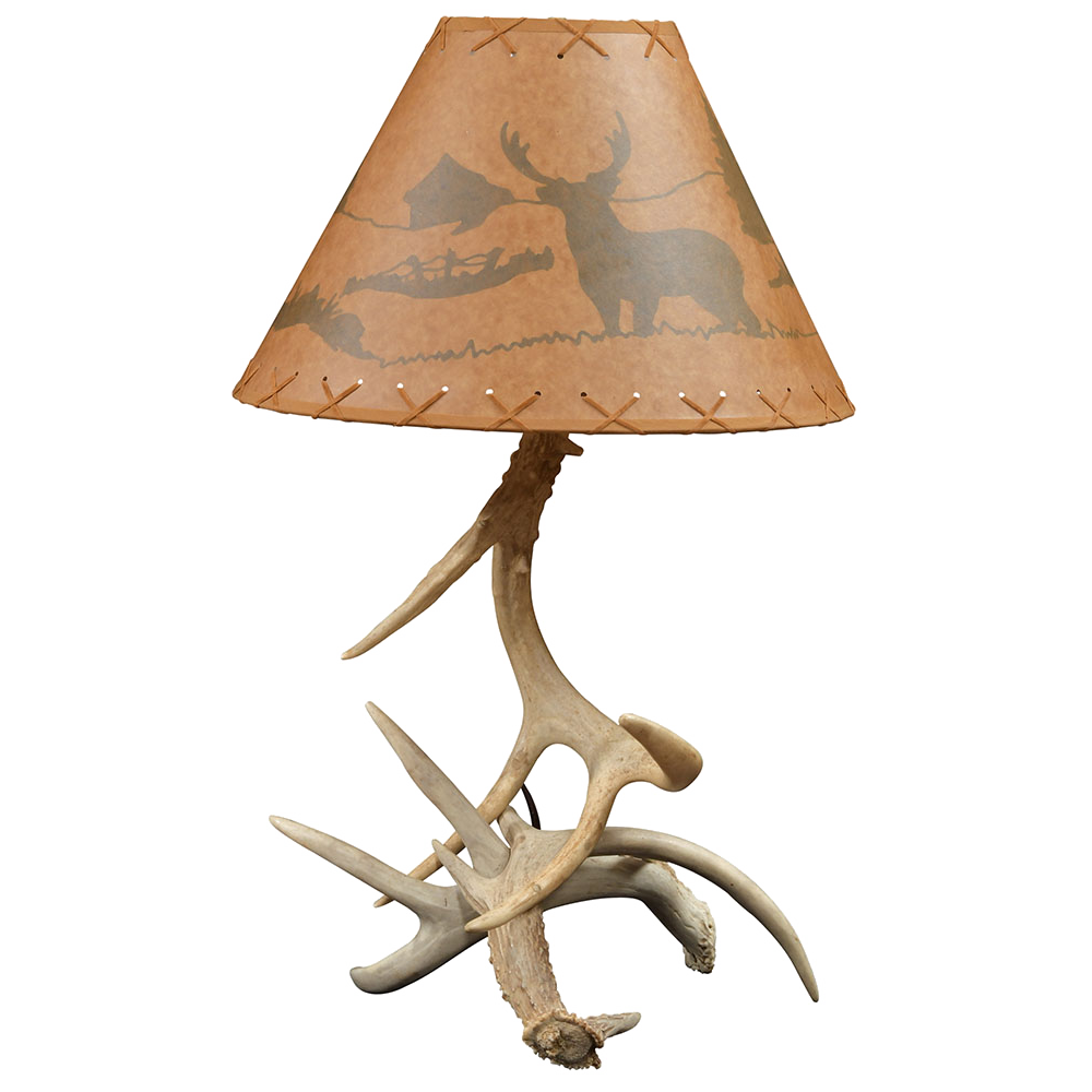 Whitetail Antler Table Lamp