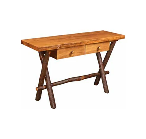 Millcreek Live Edge Sofa Table w/2 Drawers