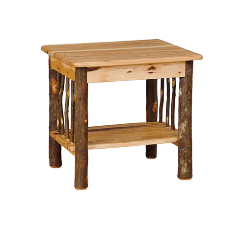 End Table with Spindles