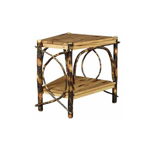 Wedge Shaped End Table