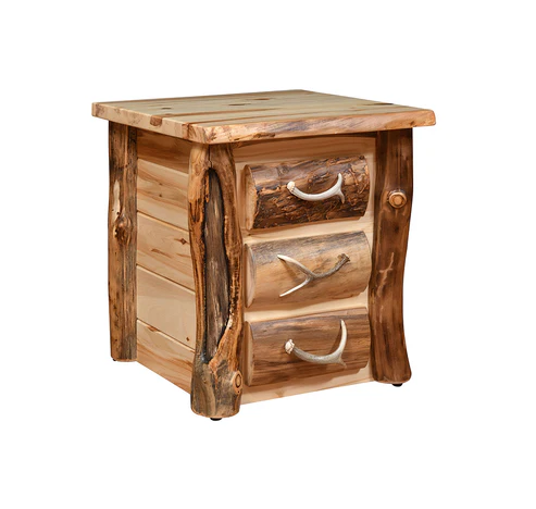 Rocky Mountain 3 Drawer Nightstand