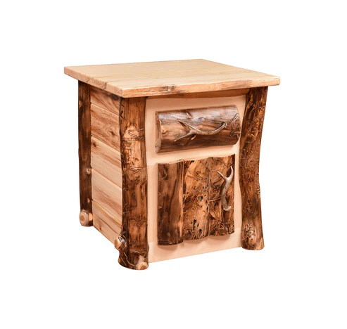 Rocky Mountain 1 Drawer 1 Door Nightstand