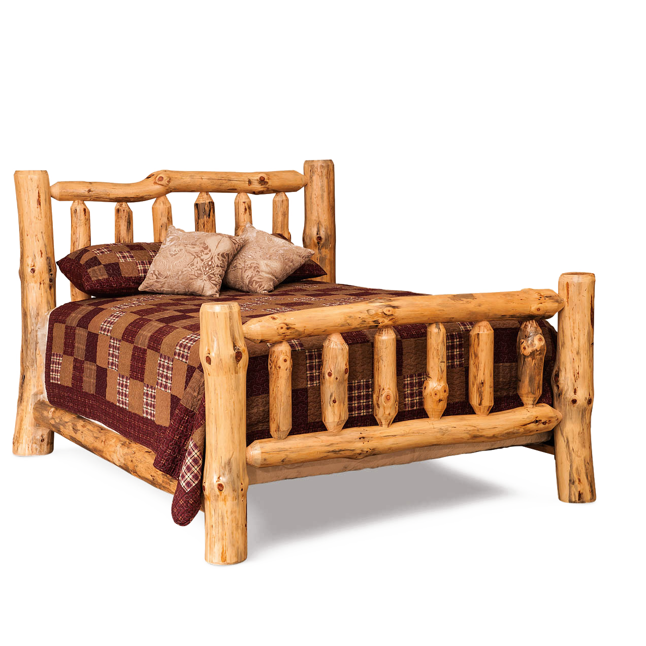 Rustic Pine Bed