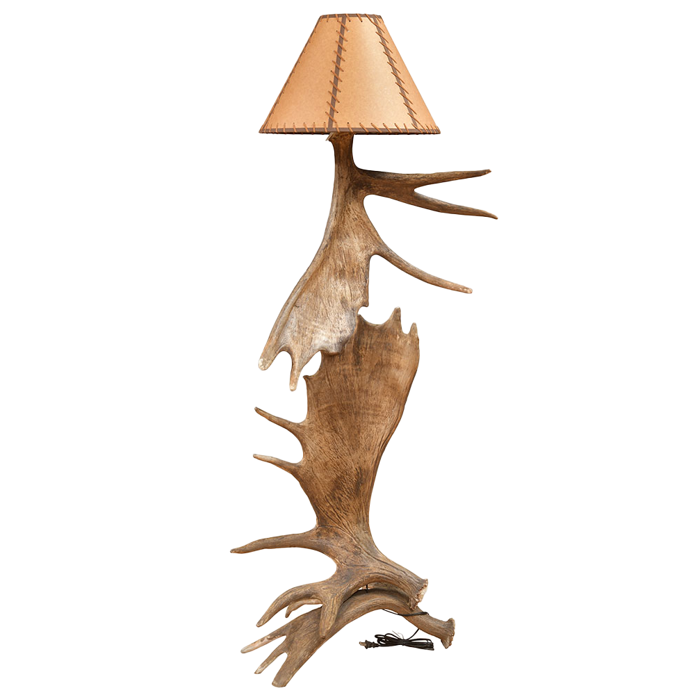 Moose Antler Floor Lamp