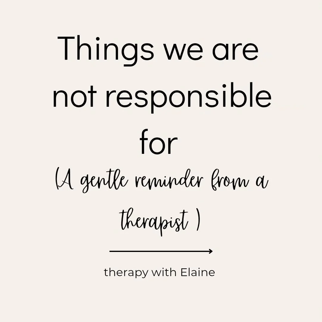 We are not responsible for: 

Keeping everyone happy
Being endlessly understanding
Explaining your boundaries to those committed to ignoring them.
Making ourselves  smaller so others feel comfortable.

We are allowed to lay down what was never yours 