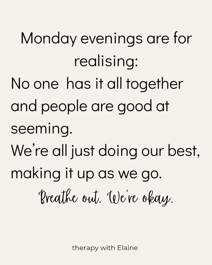 A gentle reminder 🧡

#Monday #therapy #truth #doingourbest #mentalhealth #mindfulnesspractice #psychotherapist #onlinetherapist #londontherapist