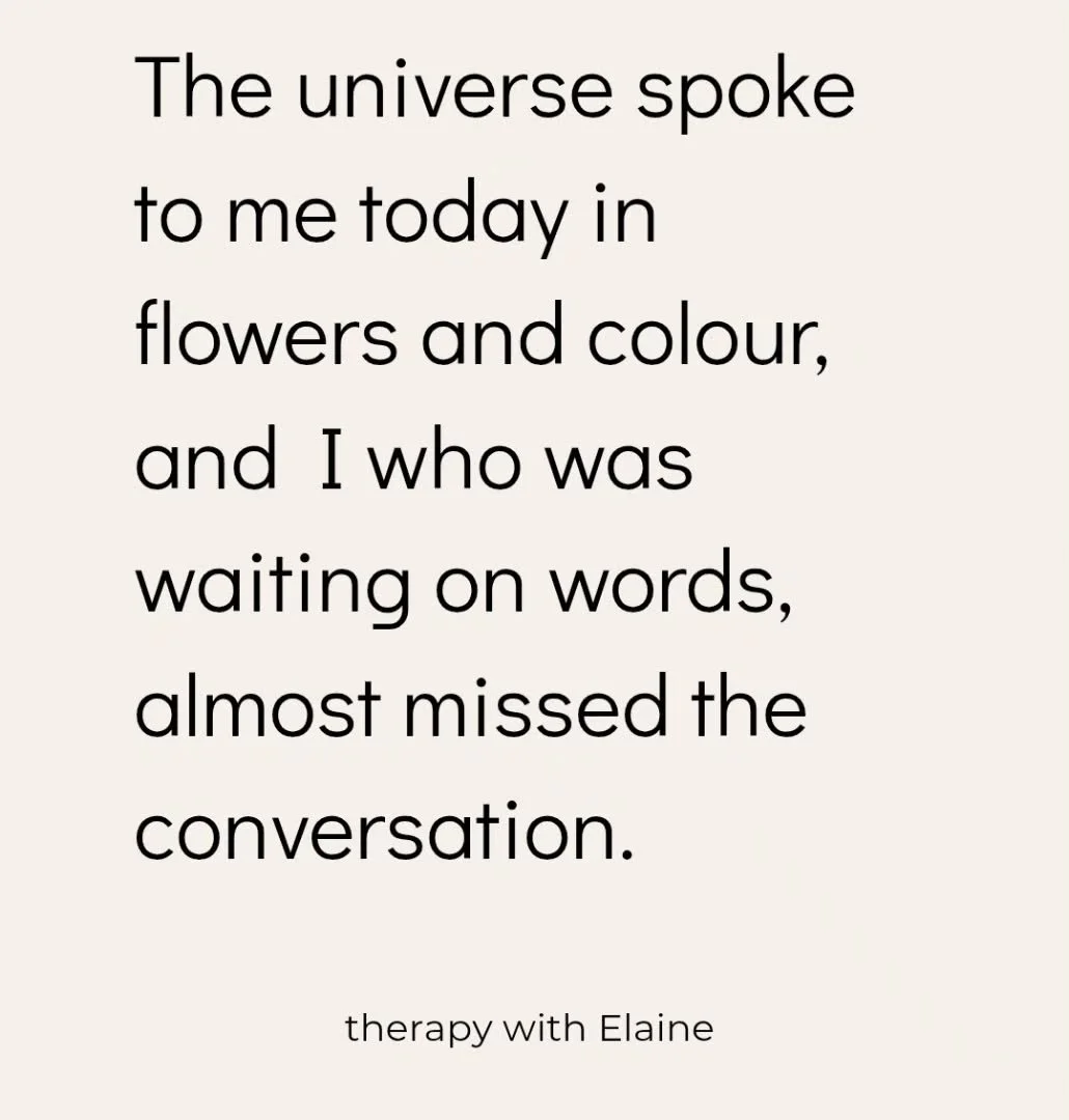 A little play on this quote I love by Ingrid Goff-Maidoff.

🧡

#awareness #observe #zoomout #londontherapist #exisentialtherapy #mindfulness #angelislington #therapy