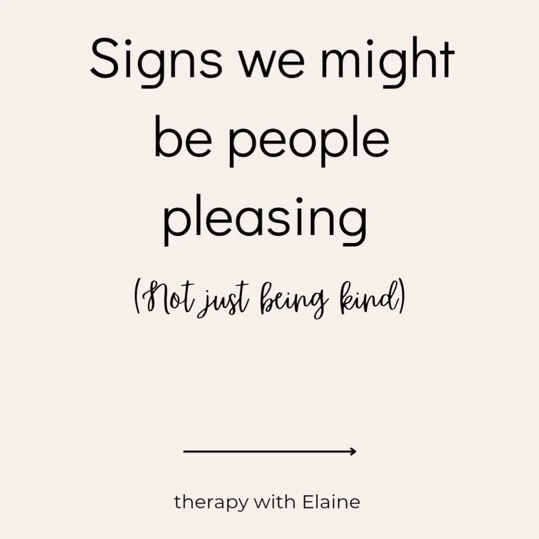 People pleasing can look like kindness, 
but often, it can be fear wearing a smile.

It&rsquo;s not about being &ldquo;too much&rdquo; or &ldquo;too sensitive.&rdquo;
It&rsquo;s about old strategies that once kept us safe.

Unlearning it isn&rsquo;t 
