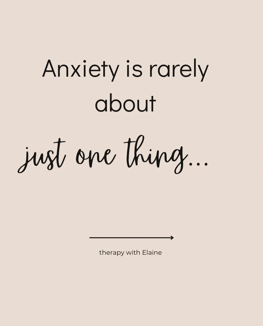 Anxiety can often be spoken about as something to get rid of or push away. But for many of us, it can be more layered than that.

It can be connected to past experiences, present pressures, future worries, our relationships, and the way our nervous s