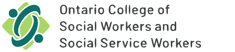 Full colour logo of Ontario College of Social Workers and Social Service Workers