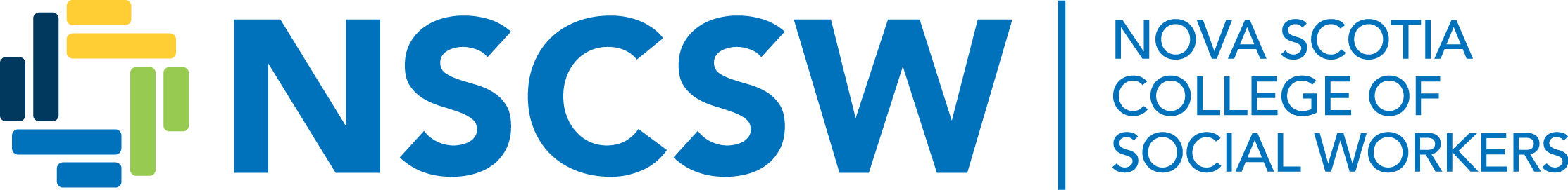 Full colour logo of Nova Scotia College of Social Workers