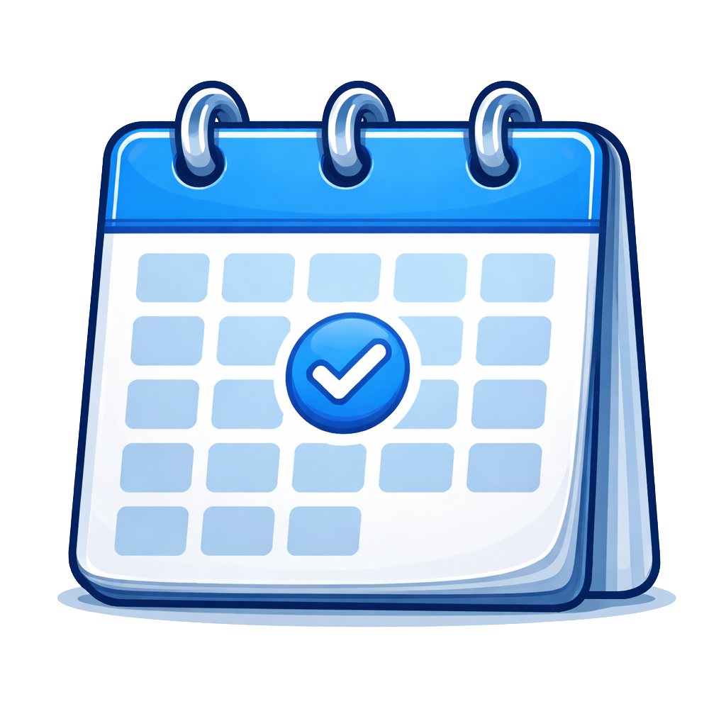 Stocked Home Calendar Icon