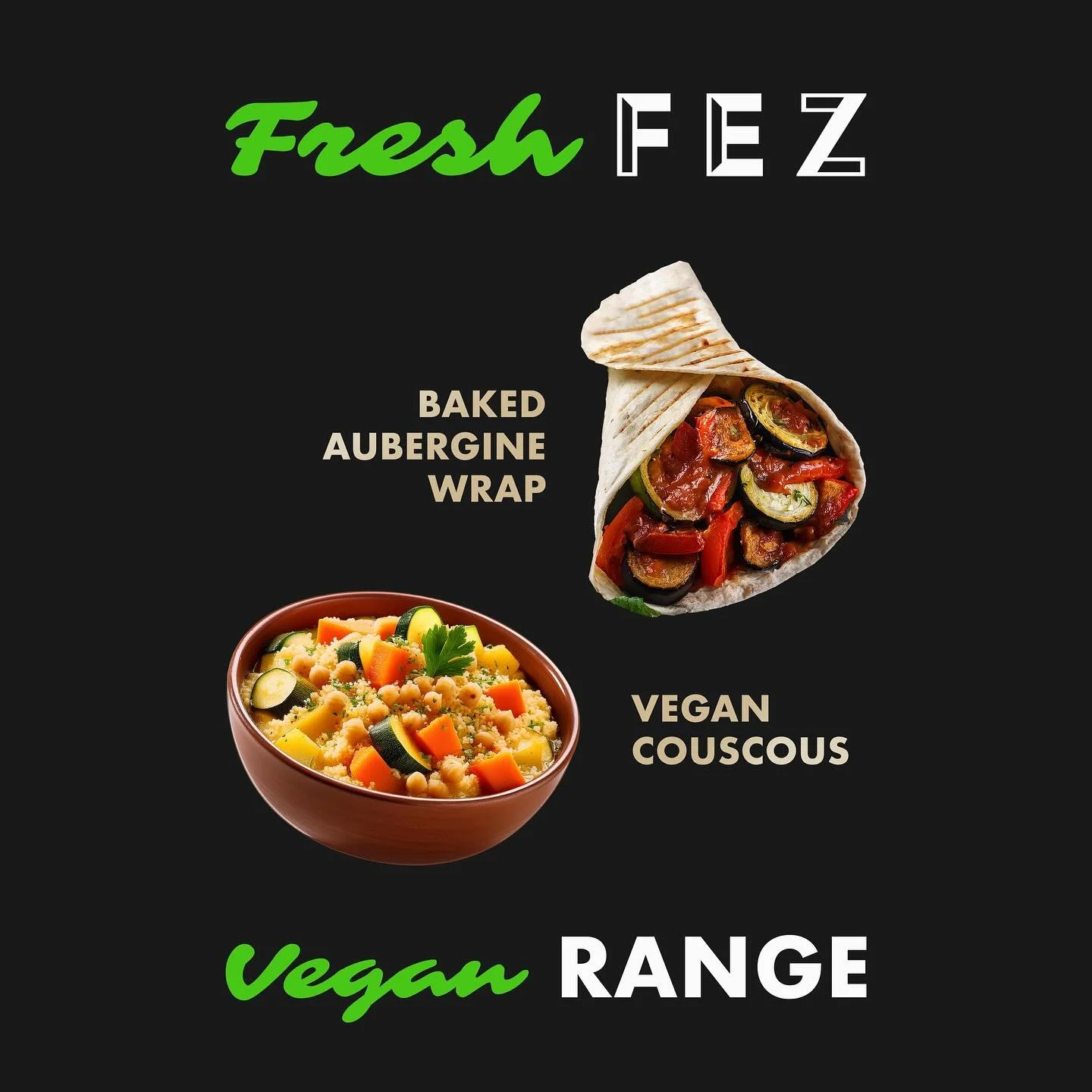 Have you tried our vegan range? Come and taste our delicious hot wraps and couscous at Warwick Market every Saturday.

#veganfood #vegan #foodie #streetfood #moroccanfood