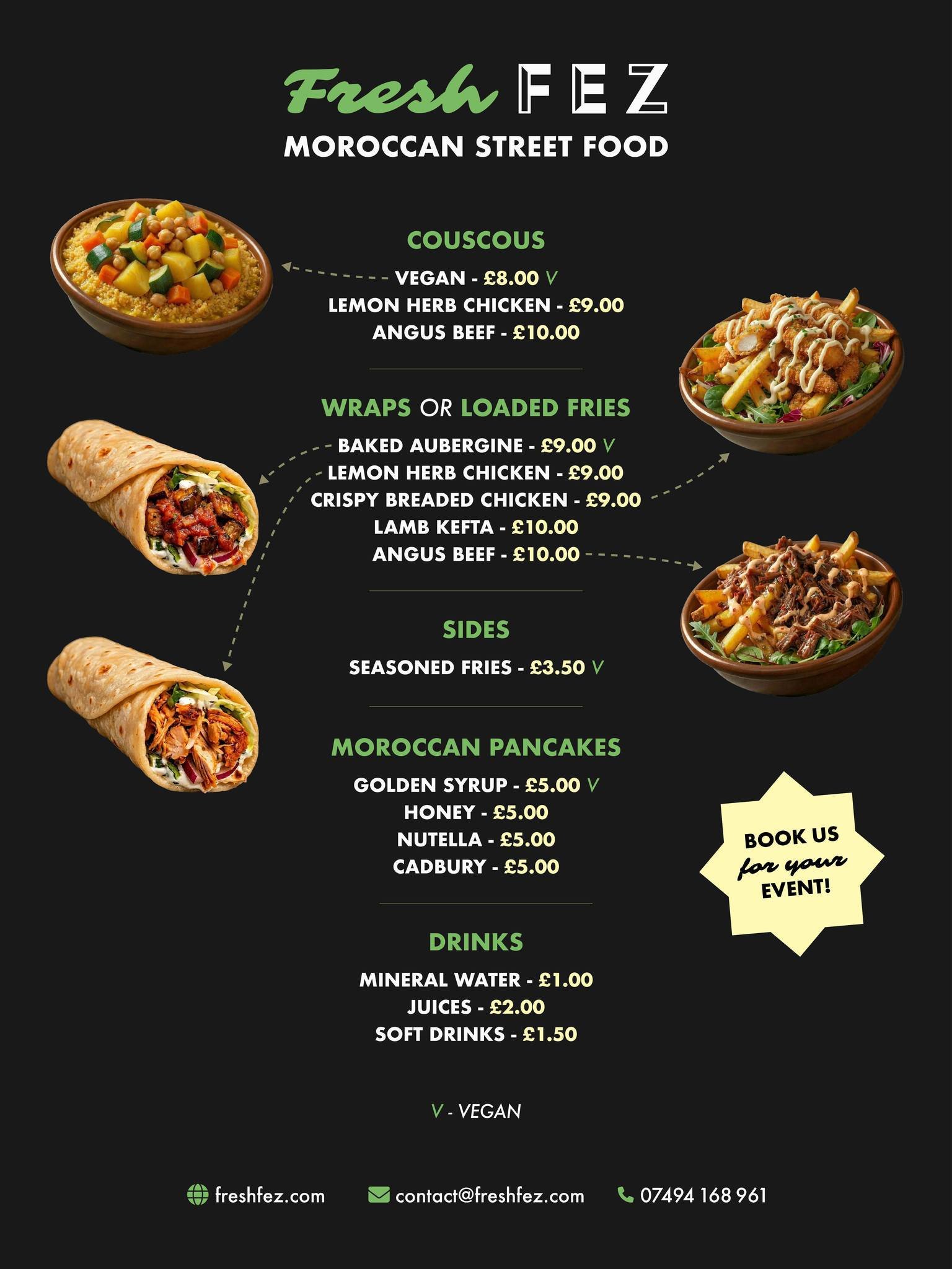 Introducing Crispy Breaded Chicken to our new look menu! #moroccanfood #foodie #streetfood