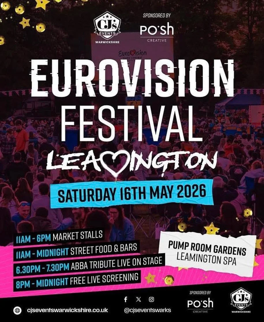 Tomorrow from 11am until midnight we will be serving our authentic Moroccan food at Leamington&rsquo;s Eurovision watchalong, courtesy of @cjseventswarks