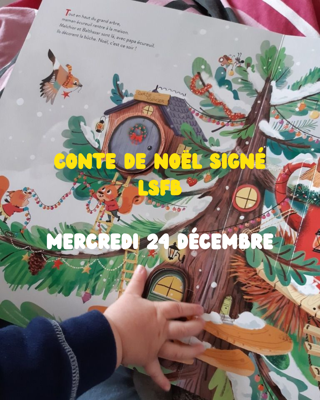 Conte de Noël signé LSFB