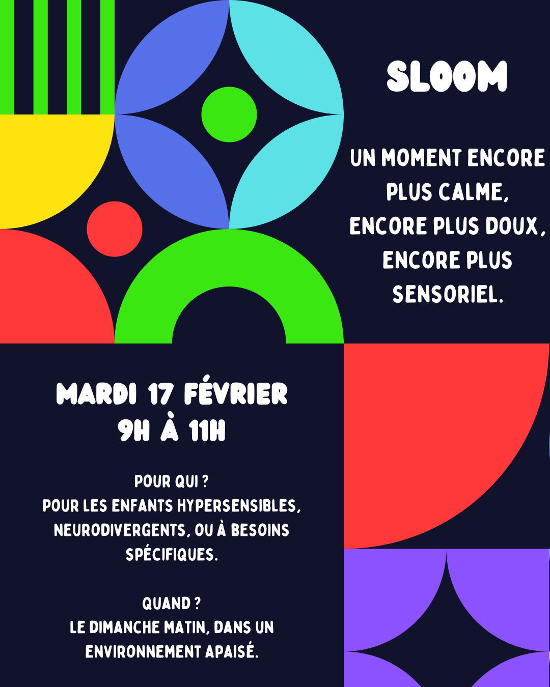 Créneau SLOOM tout calme