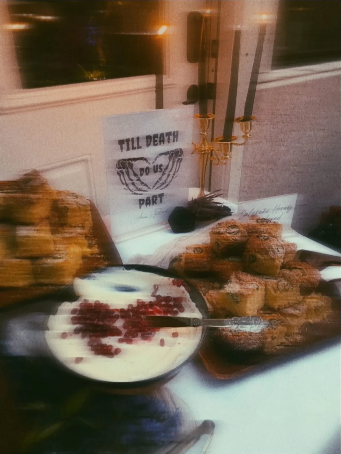 Til death do us part&hellip; and pass the jalape&ntilde;o cornbread🖤🥀

Happy Halloween, friends!!