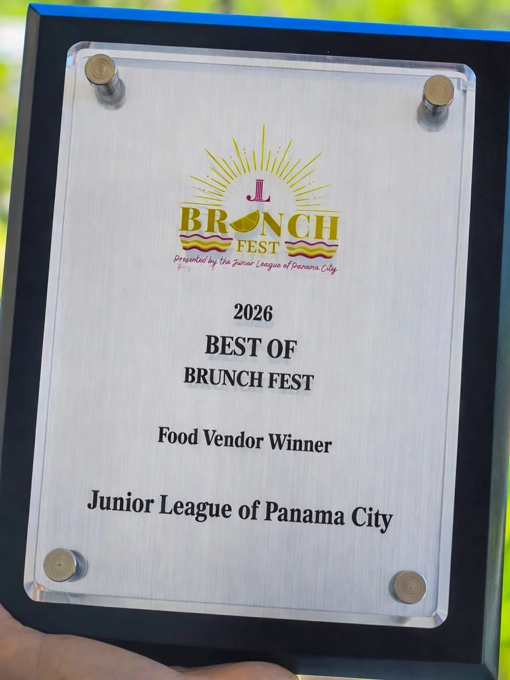 What a great year at Brunchfest!! Honored to win your votes for Best Food Vendor (and there were some GOOD ones this year!! 🤤)

Our winning bite was a Pancetta &amp; Wild Mushroom Saut&eacute; over Parmesan Grits!

Thank you for hosting this absolut