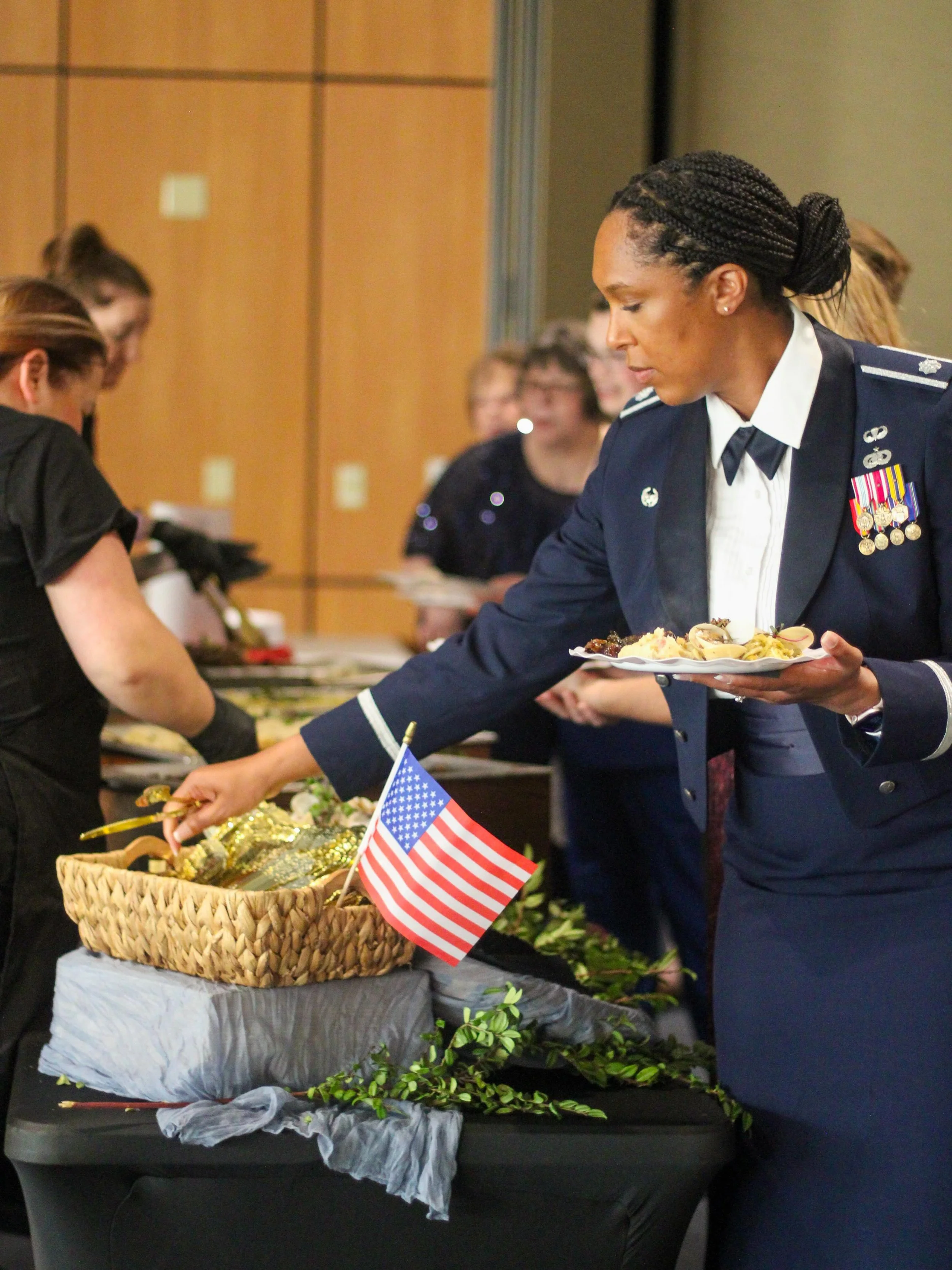 We absolutely loved catering the Chief Recognition Ceremony with Tyndall Air Force Base! 🇺🇸